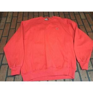 Mens Vintage Tommy Hilfiger Red Pullover Crewneck Pullover Sweater XL Usa